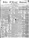 John o' Groat Journal Friday 07 May 1852 Page 1