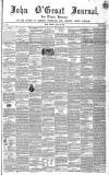 John o' Groat Journal Friday 25 June 1852 Page 1