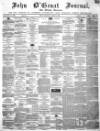 John o' Groat Journal Thursday 01 March 1860 Page 1