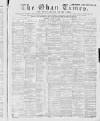 Oban Times and Argyllshire Advertiser Saturday 29 August 1896 Page 1