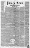 Paisley Herald and Renfrewshire Advertiser Saturday 07 October 1854 Page 1