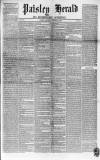 Paisley Herald and Renfrewshire Advertiser Saturday 14 October 1854 Page 1