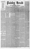 Paisley Herald and Renfrewshire Advertiser Saturday 30 August 1856 Page 1