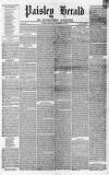 Paisley Herald and Renfrewshire Advertiser Saturday 20 September 1856 Page 1