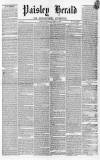 Paisley Herald and Renfrewshire Advertiser Saturday 11 October 1856 Page 1