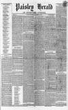 Paisley Herald and Renfrewshire Advertiser Saturday 29 November 1856 Page 1