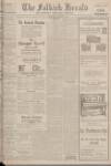 Falkirk Herald Wednesday 01 November 1922 Page 1