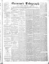 Greenock Telegraph and Clyde Shipping Gazette Saturday 08 February 1862 Page 1