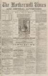 Motherwell Times Saturday 26 April 1884 Page 1