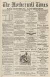 Motherwell Times Saturday 27 September 1884 Page 1