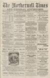 Motherwell Times Saturday 17 January 1885 Page 1