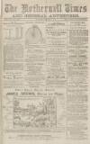 Motherwell Times Saturday 05 March 1887 Page 1