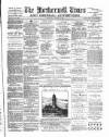 Motherwell Times Saturday 12 January 1889 Page 1