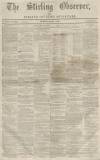 Stirling Observer Thursday 01 January 1863 Page 1
