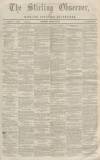 Stirling Observer Thursday 01 October 1863 Page 1