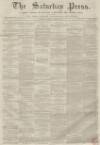 Dunfermline Saturday Press Saturday 08 October 1859 Page 1