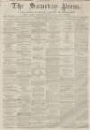 Dunfermline Saturday Press Saturday 29 October 1859 Page 1