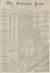 Dunfermline Saturday Press Saturday 12 November 1859 Page 1