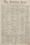 Dunfermline Saturday Press Saturday 26 May 1860 Page 1