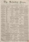 Dunfermline Saturday Press Saturday 02 June 1860 Page 1
