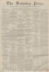 Dunfermline Saturday Press Saturday 27 April 1861 Page 1