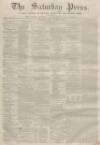 Dunfermline Saturday Press Saturday 21 September 1861 Page 1