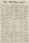 Dunfermline Saturday Press Saturday 31 May 1862 Page 1
