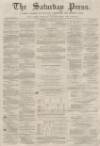 Dunfermline Saturday Press Saturday 02 May 1863 Page 1