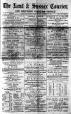Kent & Sussex Courier Friday 26 December 1873 Page 1