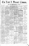 Kent & Sussex Courier Wednesday 29 October 1884 Page 1