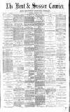 Kent & Sussex Courier Wednesday 28 October 1885 Page 1