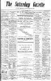 Daily Gazette for Middlesbrough Saturday 28 September 1872 Page 1