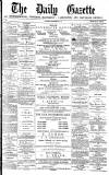 Daily Gazette for Middlesbrough Saturday 22 September 1877 Page 1