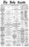 Daily Gazette for Middlesbrough Wednesday 08 October 1879 Page 1