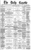 Daily Gazette for Middlesbrough Saturday 11 October 1879 Page 1