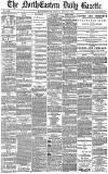 Daily Gazette for Middlesbrough Monday 01 August 1881 Page 1
