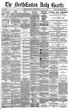 Daily Gazette for Middlesbrough Wednesday 03 August 1881 Page 1