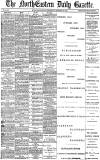 Daily Gazette for Middlesbrough Thursday 06 October 1881 Page 1