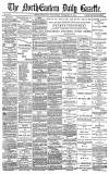 Daily Gazette for Middlesbrough Wednesday 28 December 1881 Page 1