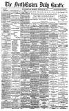 Daily Gazette for Middlesbrough Thursday 29 December 1881 Page 1
