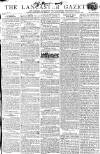 Lancaster Gazette Saturday 31 October 1807 Page 1