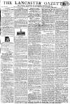Lancaster Gazette Saturday 10 September 1814 Page 1