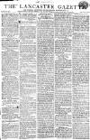 Lancaster Gazette Saturday 30 July 1814 Page 1