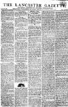 Lancaster Gazette Saturday 11 November 1815 Page 1