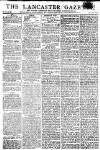 Lancaster Gazette Saturday 02 December 1815 Page 1