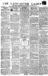 Lancaster Gazette Saturday 27 January 1816 Page 1