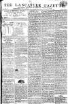 Lancaster Gazette Saturday 27 April 1816 Page 1