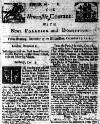 Newcastle Courant Mon 17 Dec 1711 Page 1