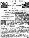 Newcastle Courant Wed 14 May 1712 Page 1