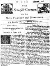 Newcastle Courant Sat 17 May 1712 Page 1